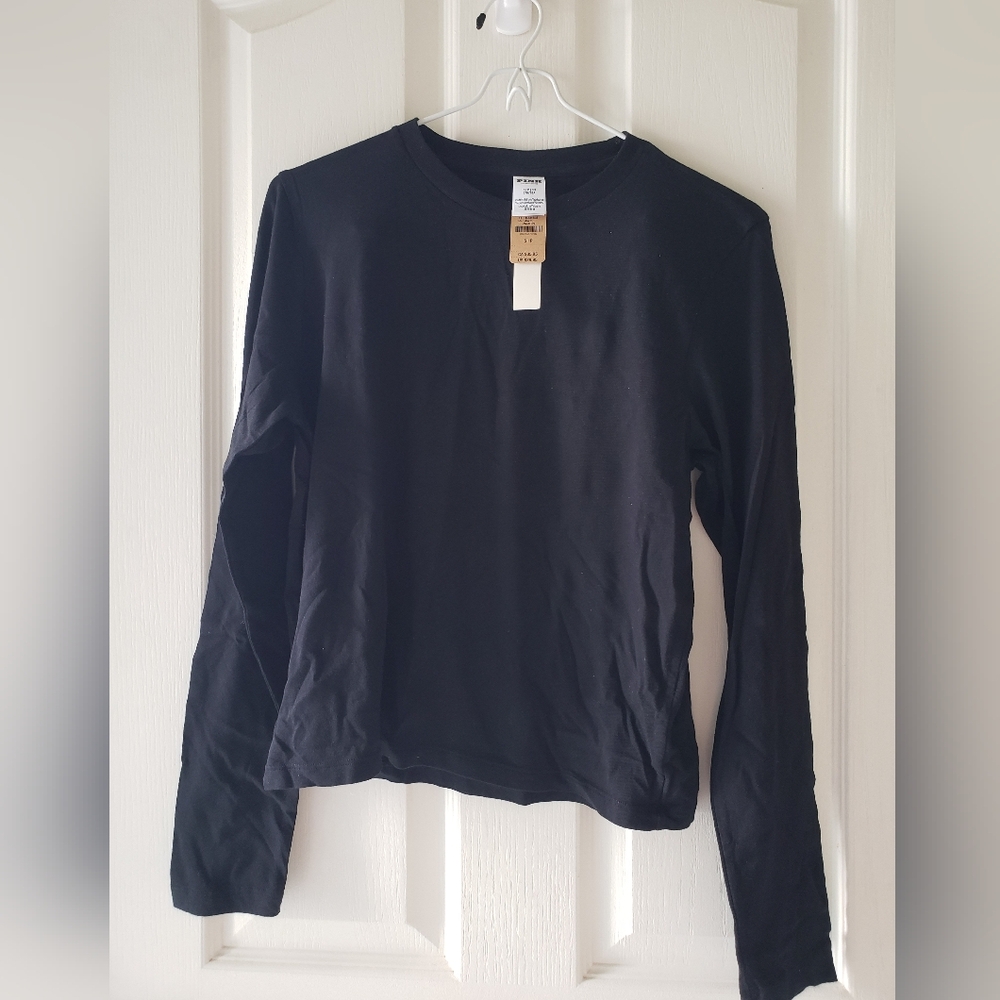 NWT Black PINK Victoria Secret long sleeve top
